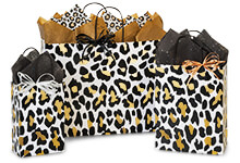 Golden Leopard Paper Bags