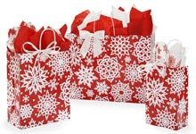 Snowflake Silhouette Gift Bags