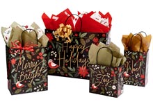 Holiday Botanicals Gift Bags