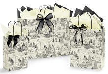 Winter Toile Bags