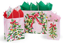 Nashville Wraps Pink Christmas Gift Bags