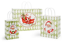 Nashville Wraps Jolly Santa Gift Bags