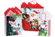 Nashville Wraps Vintage Santa Gift Bags