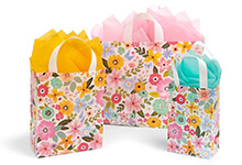 Nashville Wraps Plastic Songbird Blooms Gift Bags