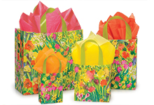 Nashville Wraps Watercolor Garden Plastic Bags