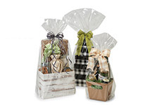 Nashville Wraps Basket Size 1.2 Mil Clear Cello Bags