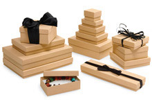 Nashville Wraps Recycled Brown Kraft Jewelry Gift Boxes