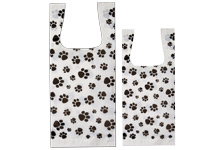 Nashville Wraps Paw Print Plastic Bags