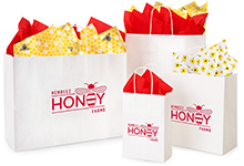 Hot Stamp Your White Kraft Bags
